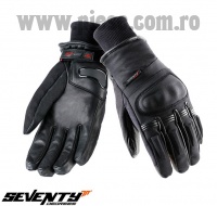 Manusi barbati iarna Seventy model SD-C9 negru – marime: L (9) – WinterTex - degete tactile
